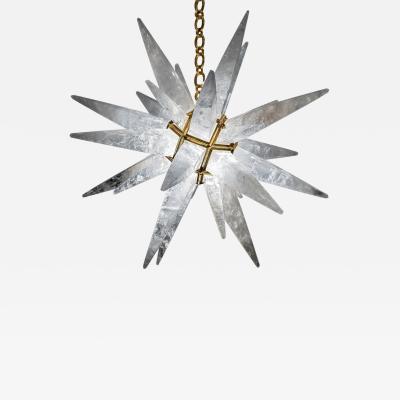 Alexandre Vossion Rock Crystal Ultimate Star Chandelier By Alexandre VOSSION