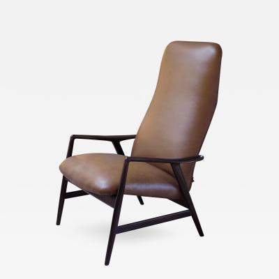 Alf Svensson A Danish Modern Alf Svensson for Fritz Hansen Reclining Lounge Chair