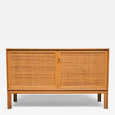 Alf Svensson Alf Svensson Sideboard in Oak and Cane Bj sta M belfabrik Sweden 1960s