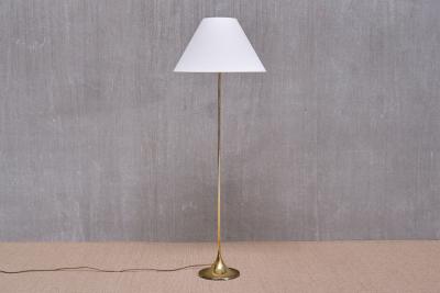 Alf Svensson Alf Svensson Yngve Sandstr m G 025 Brass Floor Lamp Bergboms Sweden 1960s