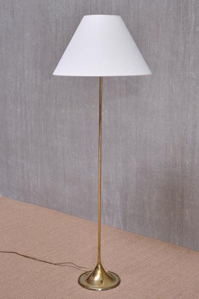 Alf Svensson Alf Svensson Yngve Sandstr m G 025 Brass Floor Lamp Bergboms Sweden 1960s