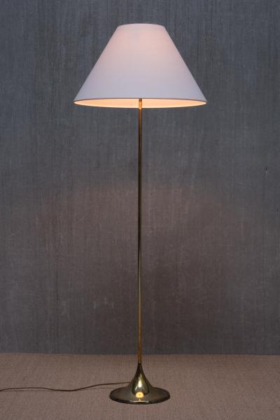 Alf Svensson Alf Svensson Yngve Sandstr m G 025 Brass Floor Lamp Bergboms Sweden 1960s