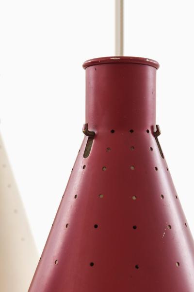 Alf Svensson Ceiling Lamp in Lacquered Metal by Alf Svensson 1950s