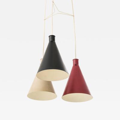 Alf Svensson Ceiling Lamp in Lacquered Metal by Alf Svensson 1950s