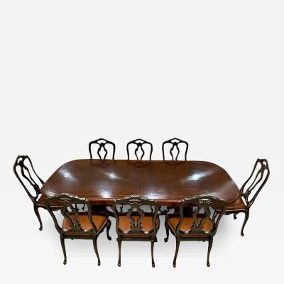 Alfonso Marina Alfonso Marina Ebanista Dining Table and Chairs Set