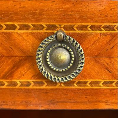 Alfonso Marina Alfonso Marina Fine Monumental Italianate Style Armoire Marquetry Inlay