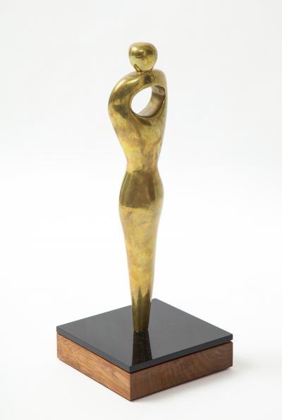 Alfred Burlini Alfred Burlini Abstract Bronze Figure