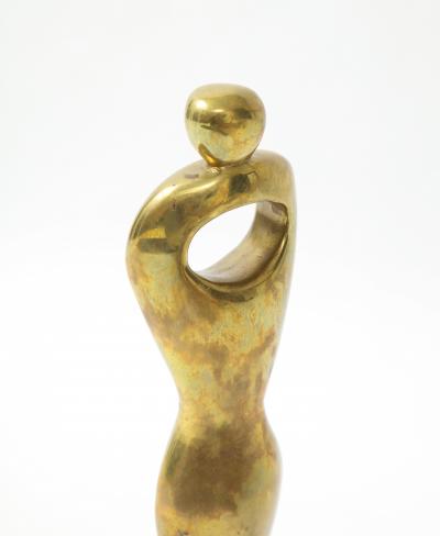 Alfred Burlini Alfred Burlini Abstract Bronze Figure