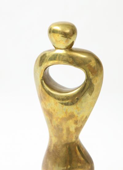Alfred Burlini Alfred Burlini Abstract Bronze Figure