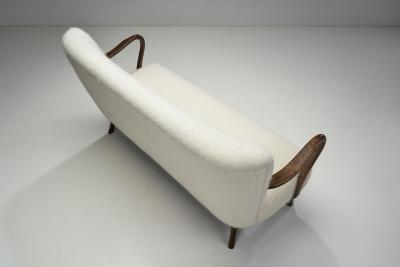 Alfred Christensen Alfred Christensen Three Seater Sofa for Slagelse M belfabrik Denmark 1940s