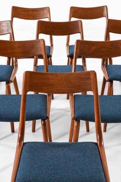 Alfred Christensen Set of 14 Alfred Christensen Teak Dining Chairs 1950s