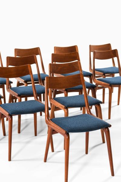 Alfred Christensen Set of 14 Alfred Christensen Teak Dining Chairs 1950s