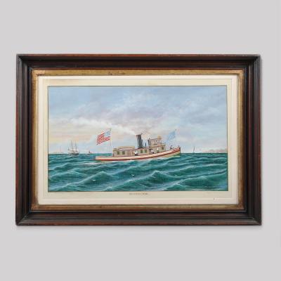 Alfred D Whitehouse THE TUG REINDEER 