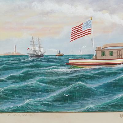 Alfred D Whitehouse THE TUG REINDEER 