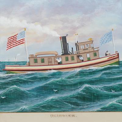 Alfred D Whitehouse THE TUG REINDEER 