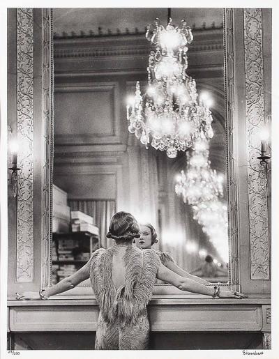 Alfred Eisenstaedt Molyneux Model Paris Model Looking in a Mirror Gelatin Silver Print