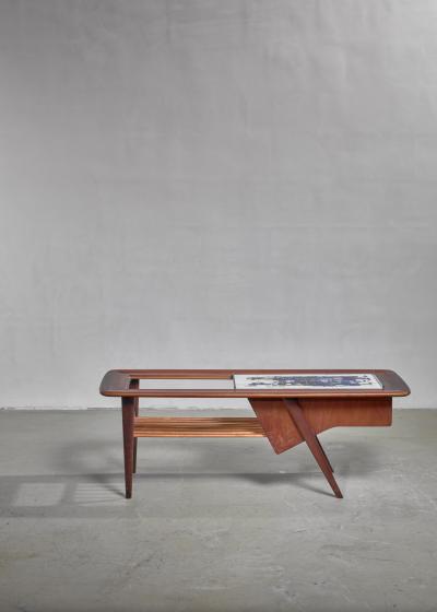 Alfred Hendrickx Alfred Hendrickx Side Table with Ceramic tiles Belgium 1950s