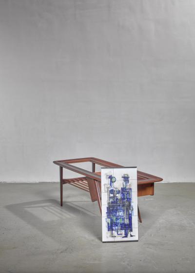 Alfred Hendrickx Alfred Hendrickx Side Table with Ceramic tiles Belgium 1950s