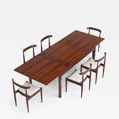 Alfred Hendrickx Alfred Hendrickx extendable dining table in rosewood Belform Belgium 1960