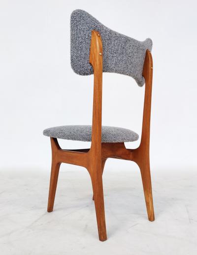 Alfred Hendrickx Set of 6 Belgium Mid Century S3 Dining Chairs by Alfred Hendrickx