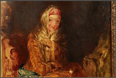 Alfred Joseph Woolmer 1805 1892 Portrait of a Young Girl