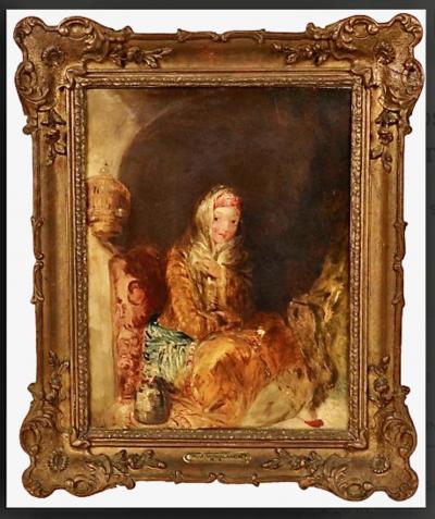 Alfred Joseph Woolmer 1805 1892 Portrait of a Young Girl