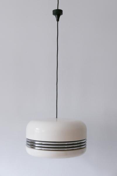 Alfred Kalthoff Large Pendant Lamp 5526 by Alfred Kalthoff f r Staff Schwarz Germany 1960s