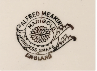 Alfred Meakin English Art Deco China Dinnerware by Alfred Meakin