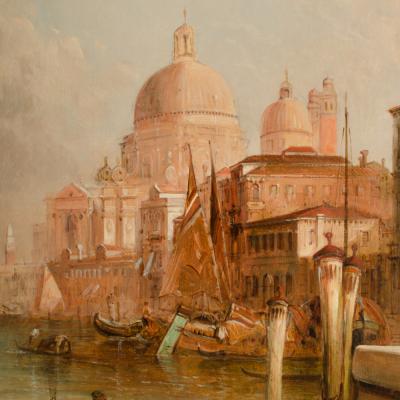 Alfred Pollentine Alfred Pollentine British 1836 1890 S Maria Della Salute Venice 