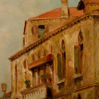 Alfred Pollentine Alfred Pollentine British b 1836 d 1890 Venice In May Oil on canvas