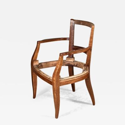 Alfred Porteneuve Alfred Porteneuve restored refinished armchair in oak