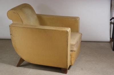 Alfred Porteneuve Alfred Porteneuve two pairs of club chairs