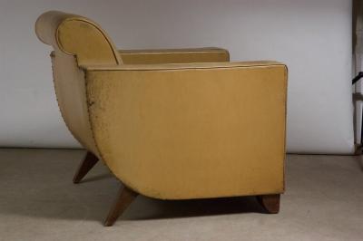 Alfred Porteneuve Alfred Porteneuve two pairs of club chairs