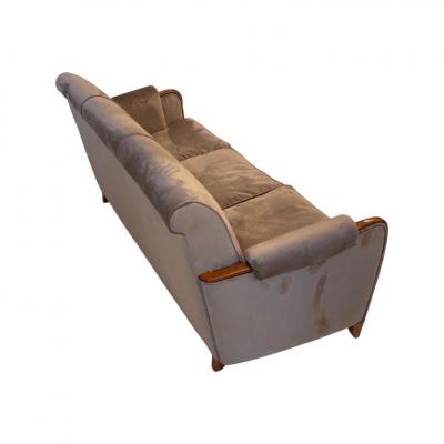 Alfred Porteneuve Art Deco Sofa by Alfred Porteneuve