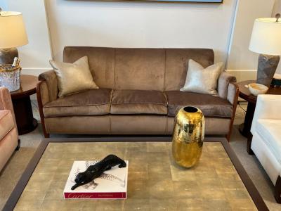 Alfred Porteneuve Art Deco Sofa by Alfred Porteneuve