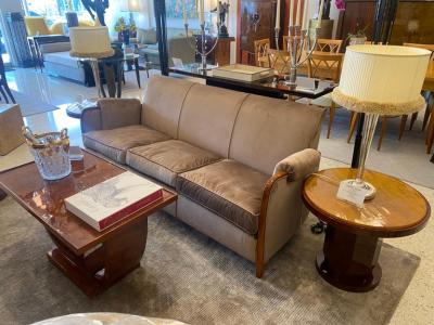 Alfred Porteneuve Art Deco Sofa by Alfred Porteneuve