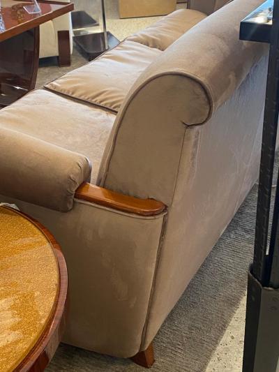 Alfred Porteneuve Art Deco Sofa by Alfred Porteneuve