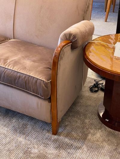Alfred Porteneuve Art Deco Sofa by Alfred Porteneuve