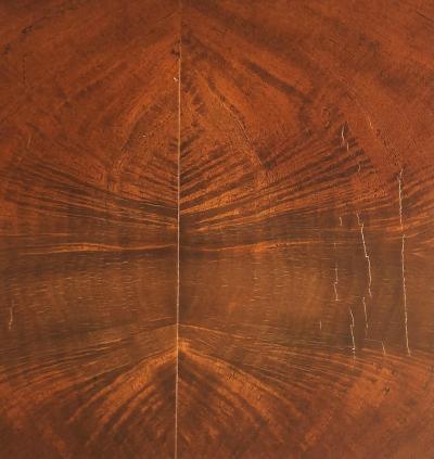 Alfred Porteneuve French Art Deco Fliptop Mahogany Game Table Porteneuve Attributed circa 1940s