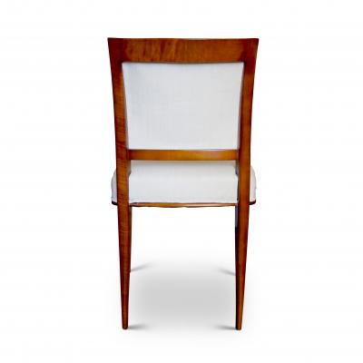 Alfred Porteneuve Pair of elegant Sycamore Chairs by Alfred Portneuve