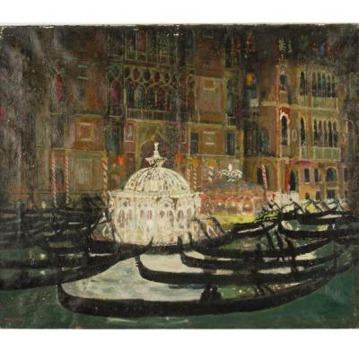 Alfred Reginald Thomson British 1895 1979 Venetian Scene 