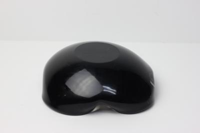 Alfredo Barbini Alfredo Barbini Black Art Glass Bowl with Gold Fleck Italy 1960