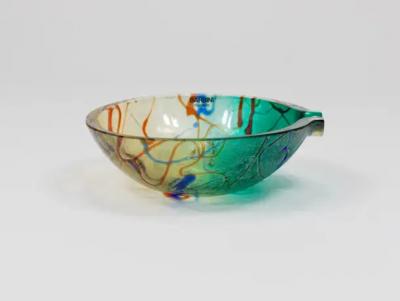 Alfredo Barbini Alfredo Barbini Signed Murano Art Glass Bowl or Ashtray Italy 1970s