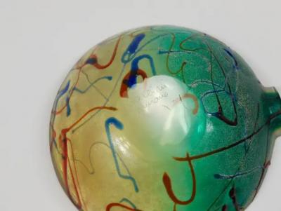 Alfredo Barbini Alfredo Barbini Signed Murano Art Glass Bowl or Ashtray Italy 1970s