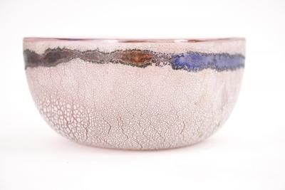 Alfredo Barbini Alfredo Barbini for Barbini Scavo Murano Bowl