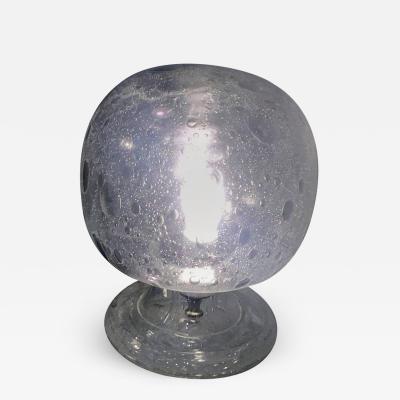 Alfredo Barbini Barbini Murano Glass Orb Lamp