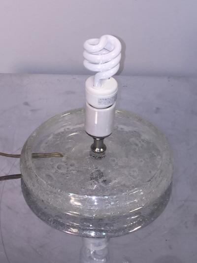 Alfredo Barbini Barbini Murano Glass Orb Lamp