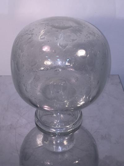 Alfredo Barbini Barbini Murano Glass Orb Lamp