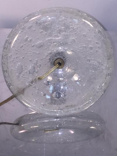 Alfredo Barbini Barbini Murano Glass Orb Lamp