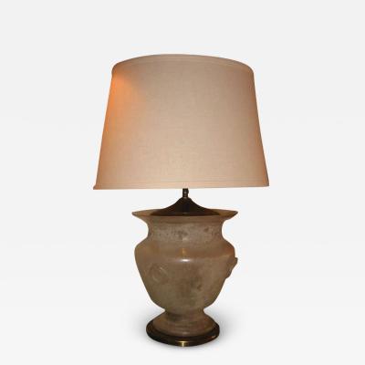 Alfredo Barbini Cenedese Scavo Table Lamp